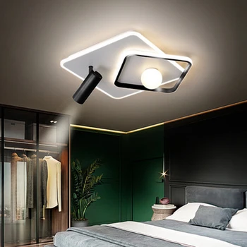 Moderna dnevna soba LED stropna svetilka spalnica študija kvadratnih koridor lučka restavracija notranja razsvetljava okrasni obesek svetlobe