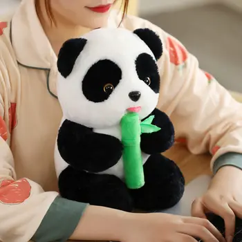 1pc 28-35 cm Lepo Mehko Panda Lutka Polnjene Kawaii Živali Plišastih Igrač Za Otroke Dekleta Lepo Rojstnodnevno Presenečenje, Darila, Dekoracija