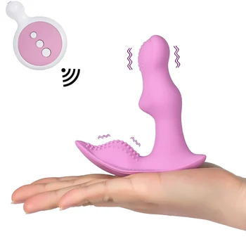 Daljinski upravljalnik Ženske Nosljivi Vibrator Sex Igrače za Ženske Masturbator 10 Pogostost Polnjenja Stimulator Klitorisa Dildo Vibratorji