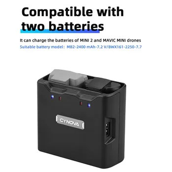 Visoke Kakovosti, 2 v 1 Dve Način Polnjenja Baterije Središče Za DJI Mini 2 / Mavic mini Brnenje Dodatki 10