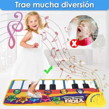 Velika Otroška Glasbeno Preprogo Tipkovnico Playmat Predvajanje Glasbe Mat Klavir Zgodnjega Učenja Izobraževalne Igrače za Otroke, Otroci Puzzle Darila