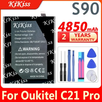 4850mAh KiKiss Zmogljivo Baterijo S90 (C21 Pro) Za OUKITEL C21 Pro C21Pro Popravila Zamenjava Dodatki