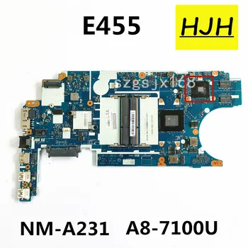ZA Lenovo ThinkPad E455 Zvezek Motherboard NM-A231 Z A8-7100U CPU način Discrete Graphics, matične plošče, 2