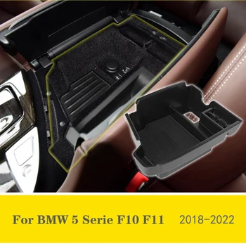 Malo Sprememb Za BMW Serije 5 F10, F11 2014 2015 2016 2017 Avto Centralne Armrest Škatla za Shranjevanje Posode Imetnik Pladenj, pribor 5
