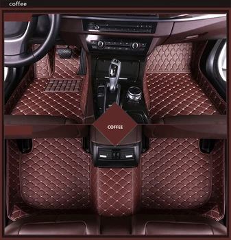 Po meri avtomobila talna obloga za HYUNDAI ELANTRA TUCSON Veloster i30 ix25 ix35 Sonata Equus Verna Genesis 2015 avtomobilske preproge avtomobilski pribor 6