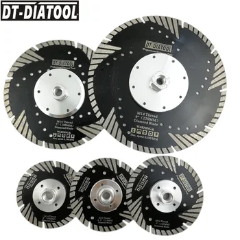 DT-DIATOOL Dia 4 inch/105mm Diamond Turbo Žage s Poševno Zaščito Zob Kolo Rezanje, plošča za Konkretne Granit, Marmor 8