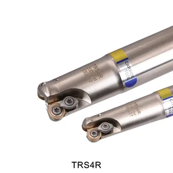 TRS 4R Rezkanje Hitro podajalnim Podajalnim Podaljšali RDMT0802 Ročaj Zlitine Cnc Utrjene Aseismic Palico Pralni Vložki Orodje za rezkanje 4