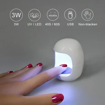 Nove prinaša dobička LED Nohtov Svetlobe Gel za Nohte, Svetilka 3w Čas Nohtov Fototerapijo Pralni Obliko Fototerapijo Potovanja Doma Lak za Lase