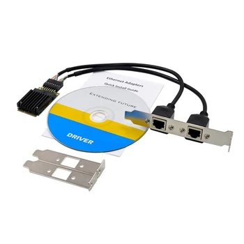 WG82583V Mini PCIE Gigabit mrežne Kartice PCI Express Ethernet, Omrežna Kartica EXPI9301CT Strežnik Omrežna Kartica