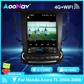 2 Din Android 10.0 Avto Večpredstavnostna GPS Navigacija Za Honda Acura TL 2004-2008 Avdio 4G WIFI Brezžični Carplay Stereo Zaslon