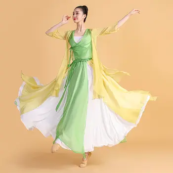 Kitajski Klasični Ples Kostum za Ženske Tradicionalni Orientalski Ples Stopnji Uspešnosti Obleka Ženska Obleka