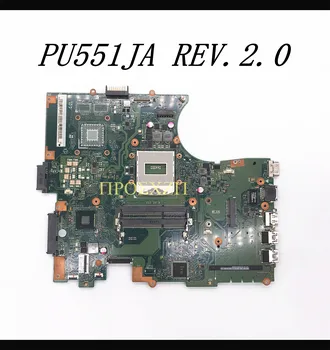 Brezplačna Dostava Visoke Kakovosti Mainboard Za ASUS PU551 PU551J PU551D PU551JA REV.2.0 Prenosni računalnik z Matično ploščo Z HM87 100% Delajo Dobro